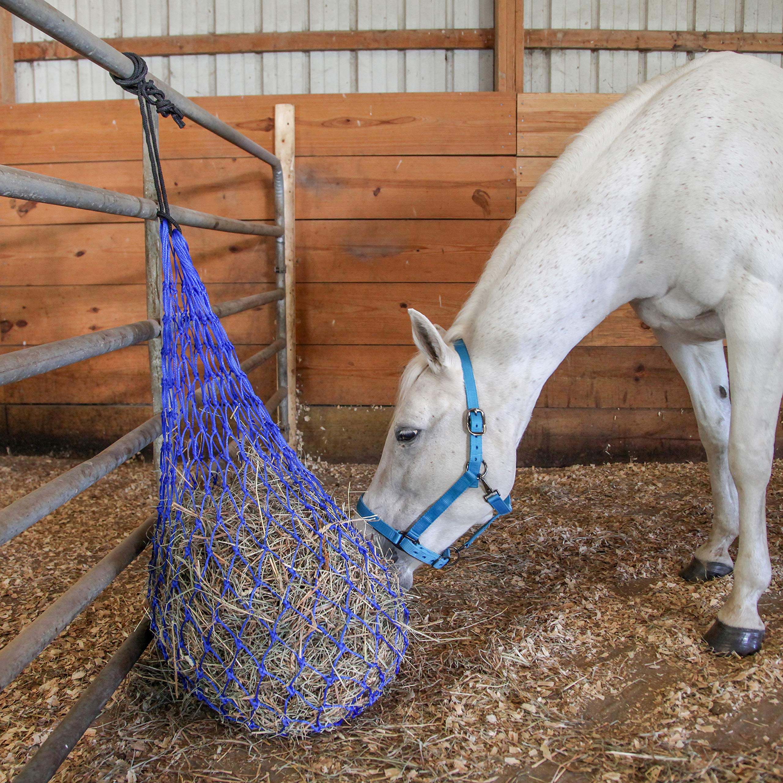 Majestic Ally Hay Net, Set of 2, Length - 54”, Holes 3"x3" for Horses - Image 4