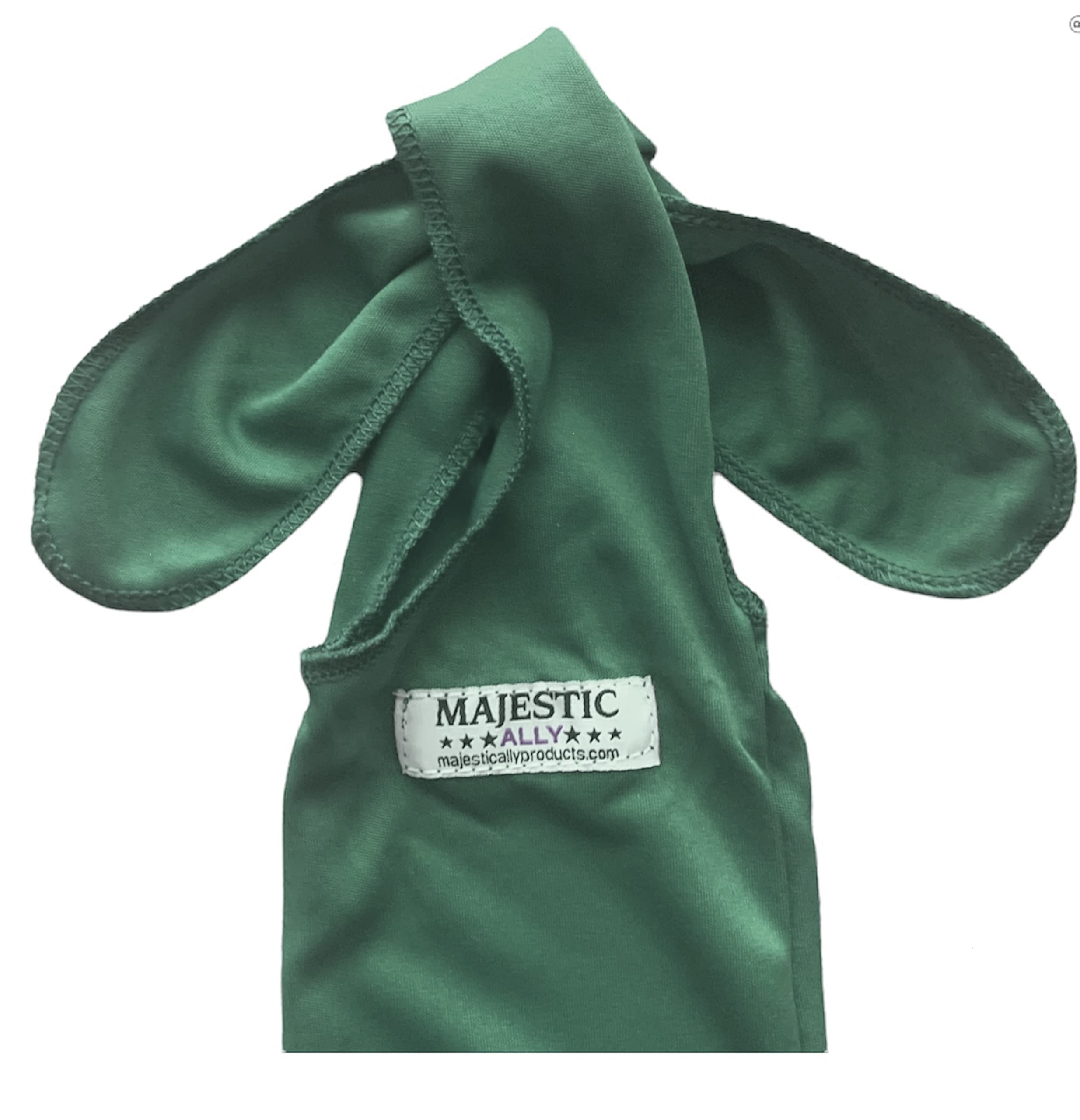 Majestic Ally Lycra Tail Bag for Horses - to Keep The Tail Clean and Protected - Set of 2 (Hunter Green) - Image 9